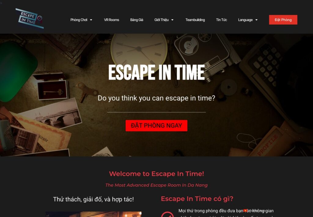 Escape In Time home screenshot