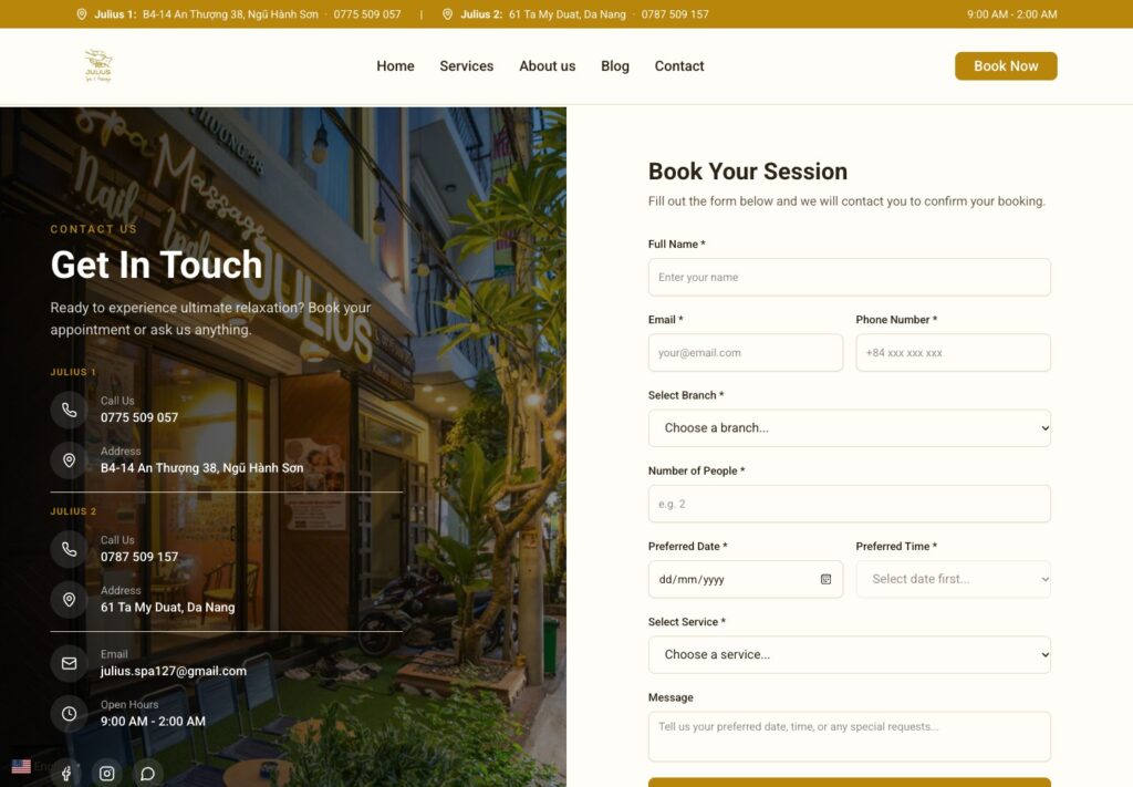 Booking